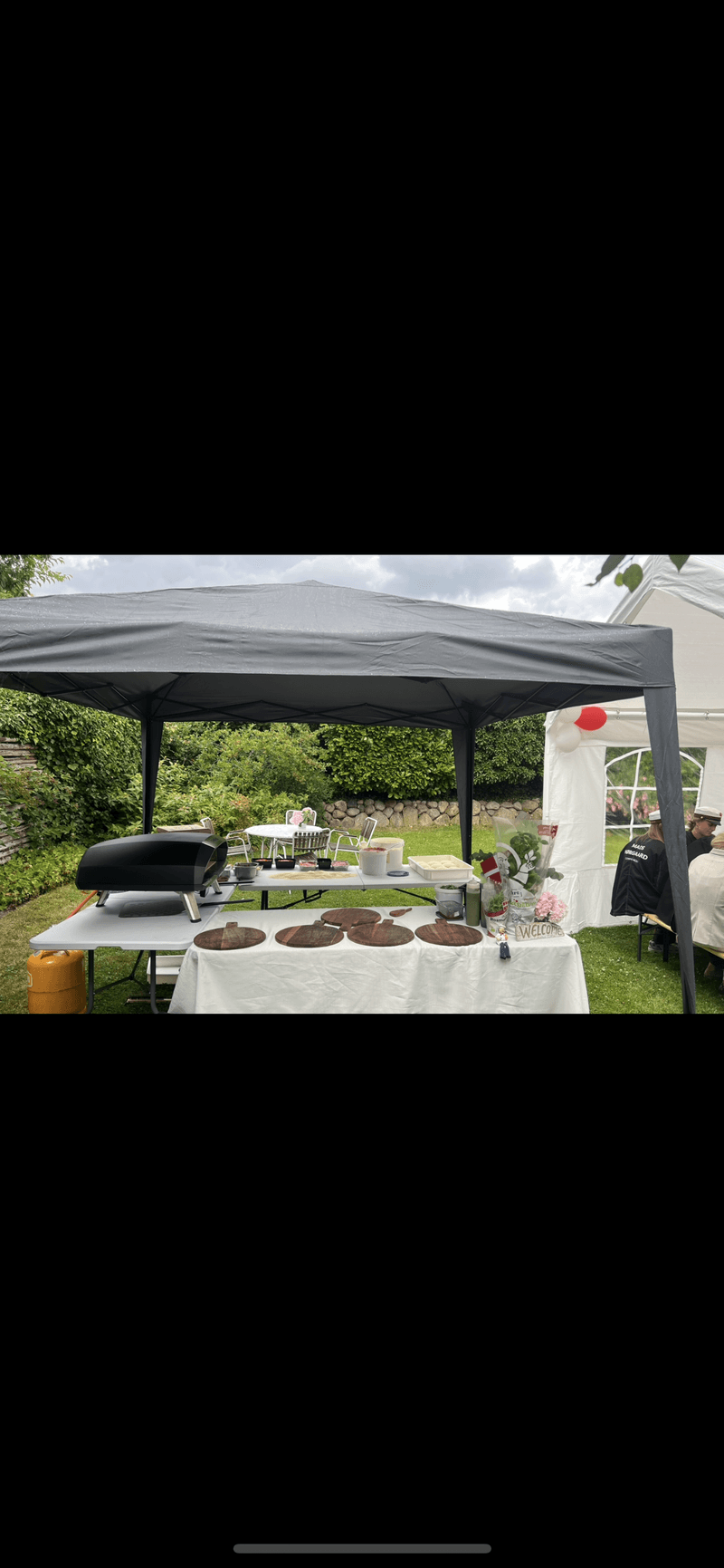Pizza Crew mobil catering til havefest i København