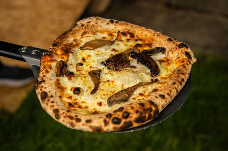 Pizza Crew laver pizza til privat havefest på Sjælland