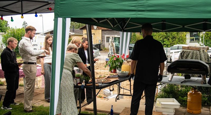 Pizza Crew mobil pizza catering til jubilæumsfest