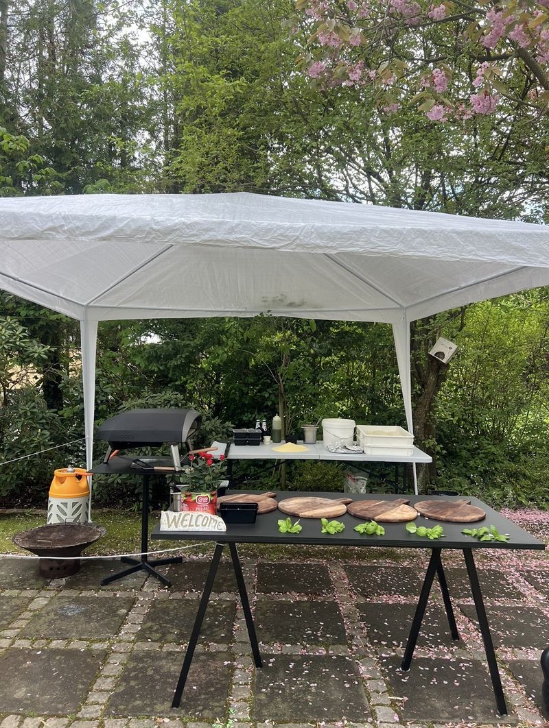 Pizza Crew mobil pizzaovn setup til udendørs fest